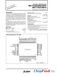 Datasheet M37735EHBFS производства Mitsubishi